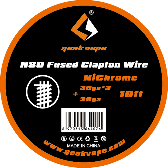 GEEKVAPE N80 FUSED CLAPTON WIRE 10FT